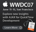 WWDC 2007. Explore new insights with AJAX for QuickTime Development
