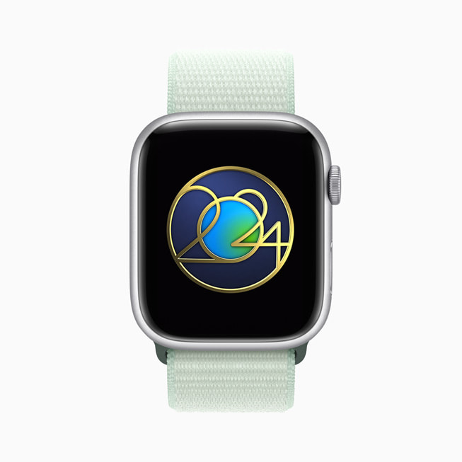 Apple Watch Series 8 显示用户可在世界地球日获得的限量版奖励。