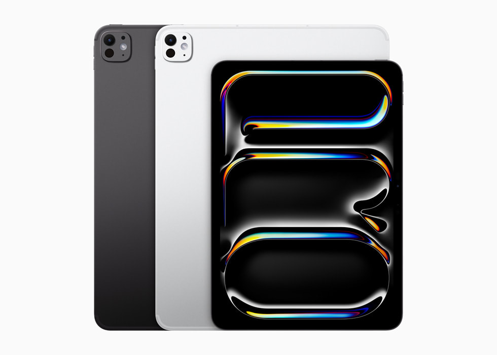 13 英寸 iPad Pro 与 11 英寸 iPad Pro。