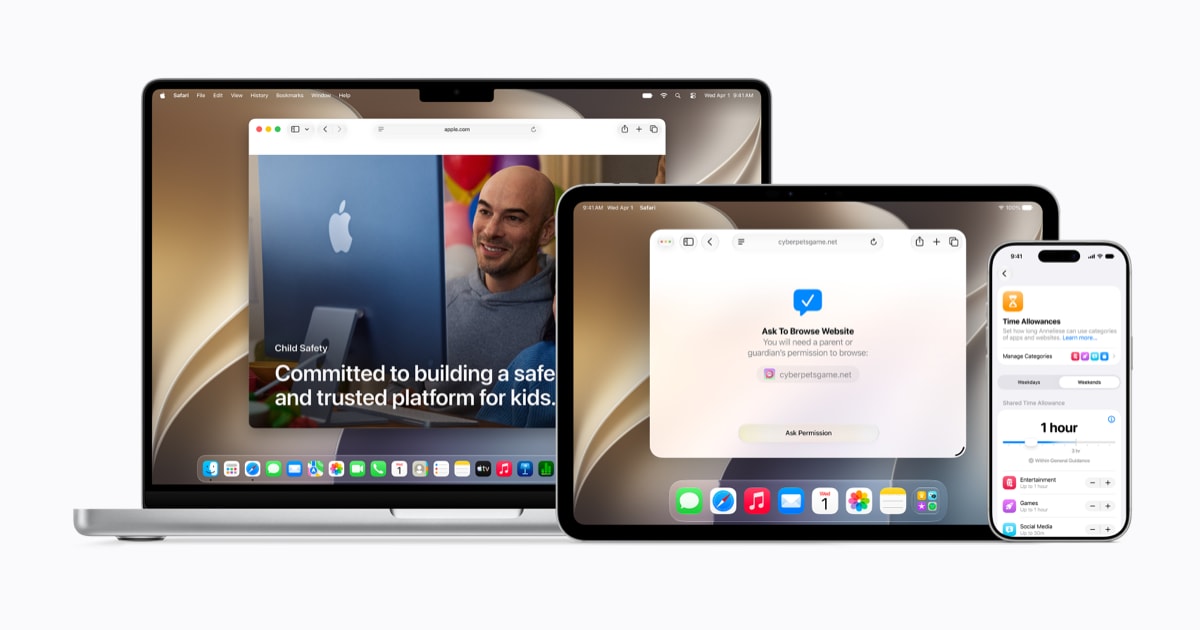 Apple 发布最新儿童安全功能预览配图