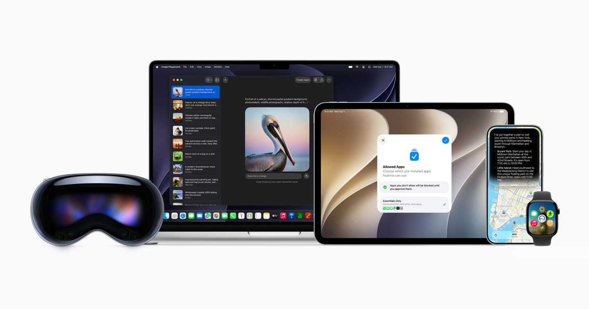 Apple 推出新一代 Apple 智能、Siri AI 等新功能配图