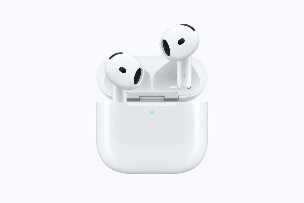 图片展示 AirPods 5 和充电盒。