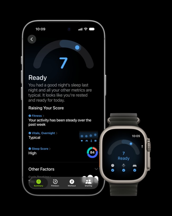 iPhone 18 Pro 和 Apple Watch Ultra 4 上显示身体状态准备指数更新。