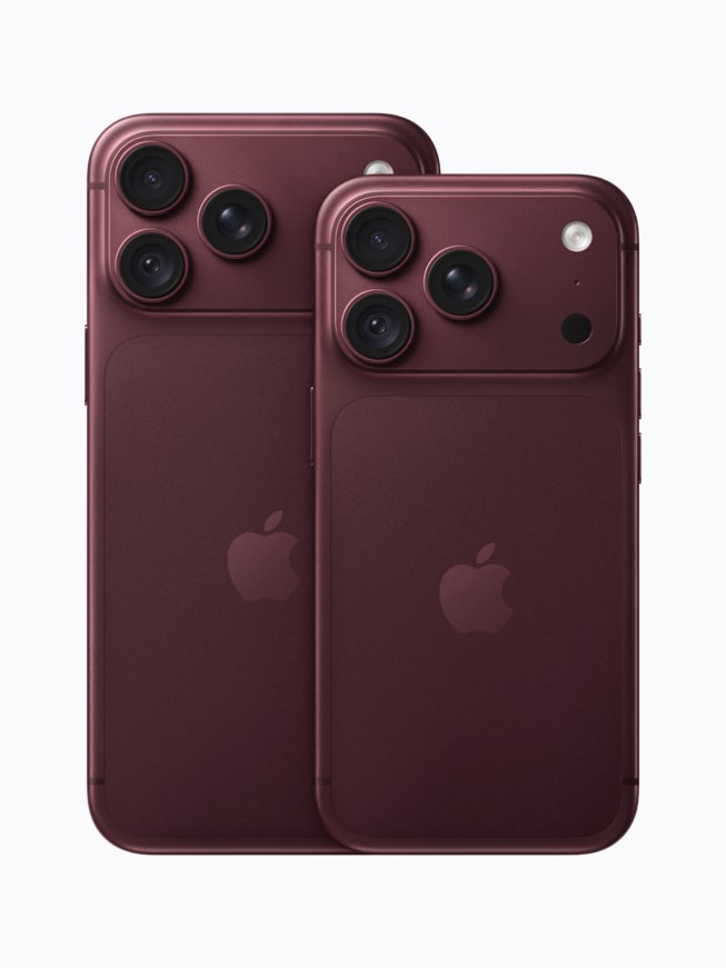 勃艮第酒红色 iPhone 18 Pro。