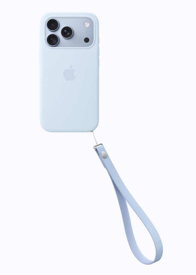 iPhone 18 Pro 专用硅胶保护壳和腕带。
