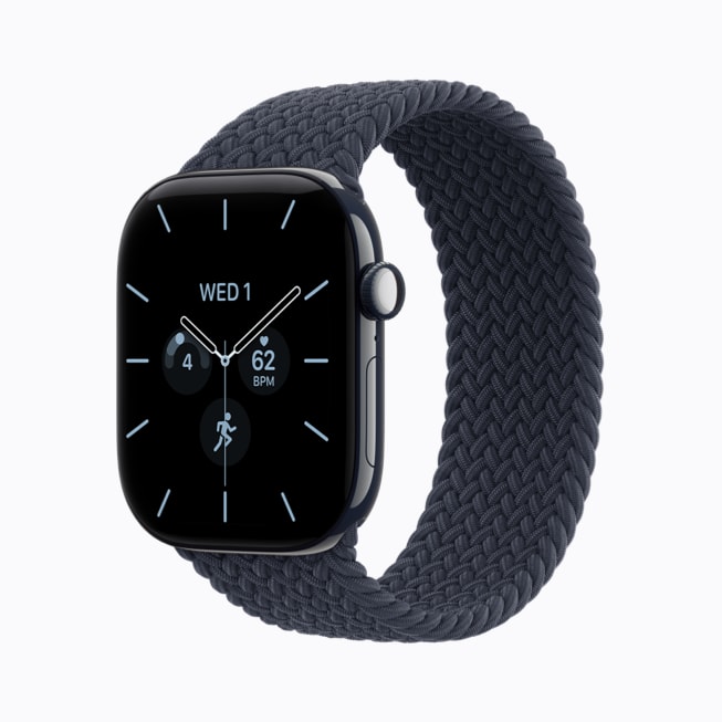 海军蓝色陶瓷表壳 Apple Watch Series 12。