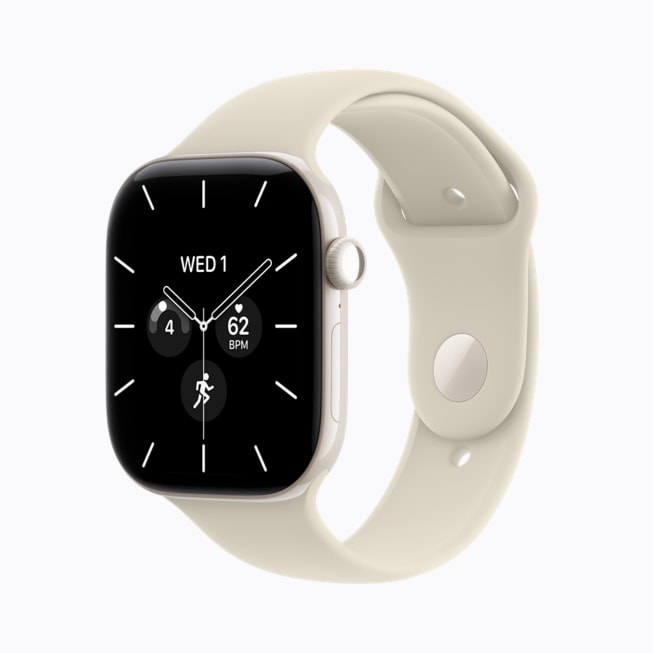 珍珠白色陶瓷表壳 Apple Watch Series 12。
