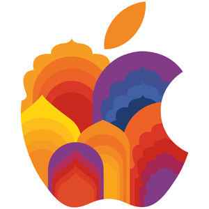 为 Apple BKC 零售店设计的 Apple logo。