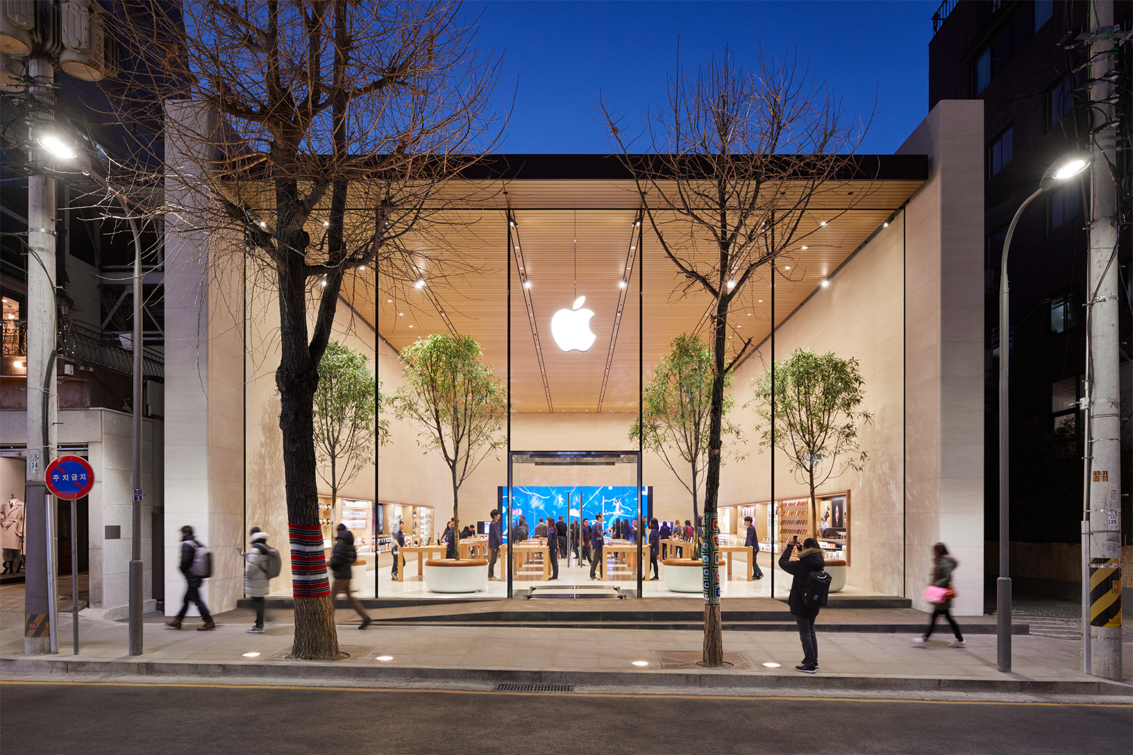 Apple 首家韩国零售店将于星期六盛大开幕 Apple 中国大陆