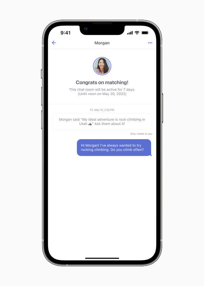 Coffee Meets Bagel app 显示出现了新的匹配对象，让用户有机会与潜在的约会对象聊天。