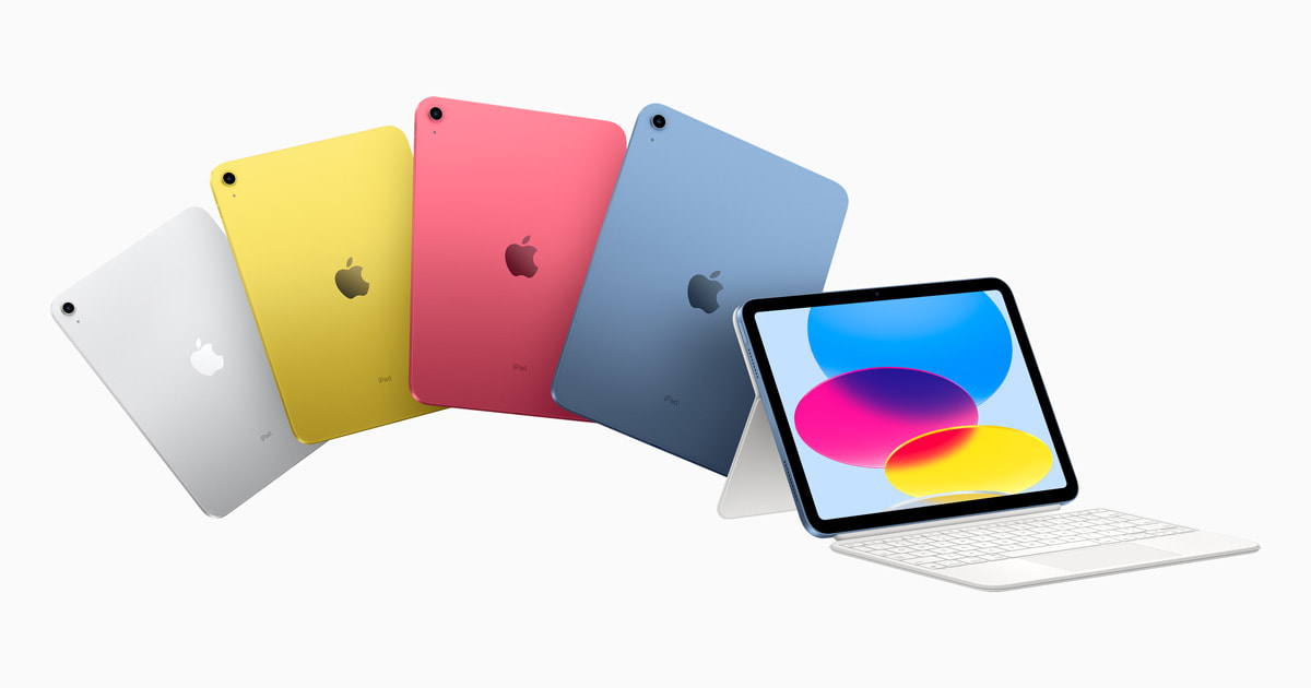 Apple 推出全新设计iPad，提供四种绚彩配色- Apple (中国大陆)