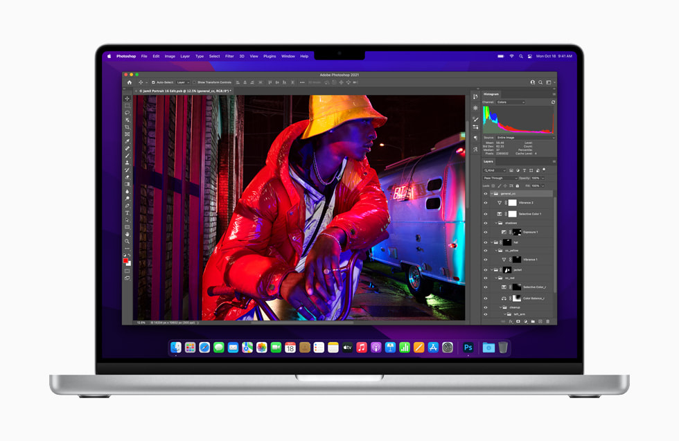 MacBook Pro 的 Liquid 视网膜 XDR 显示屏。
