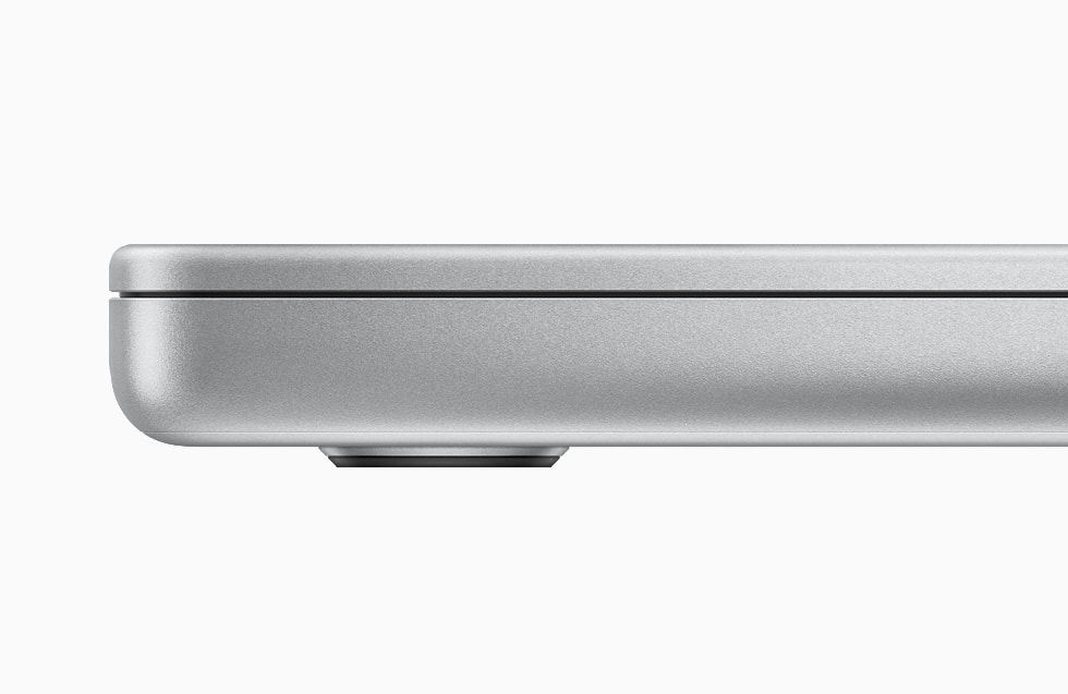 MacBook Pro 的铝金属外壳。