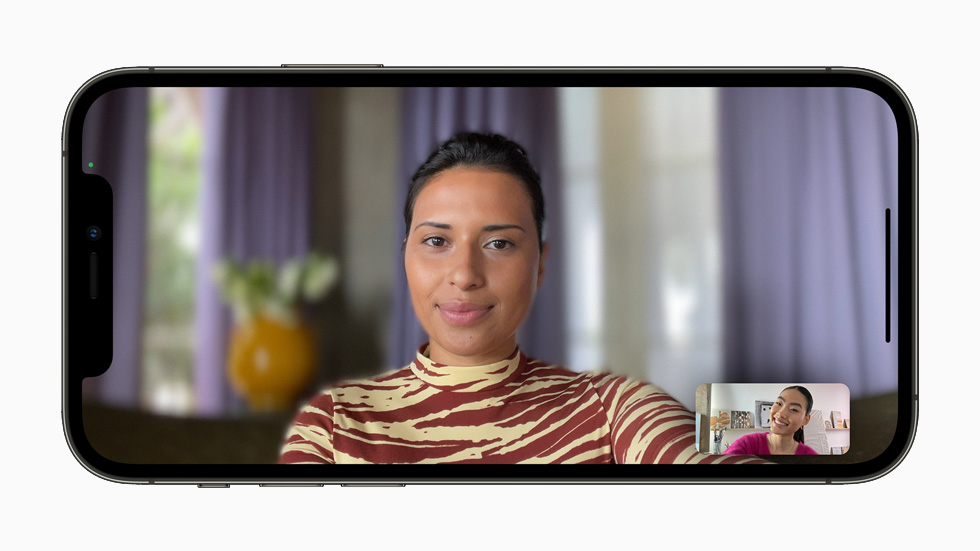 FaceTime 视频通话新人像模式的功能优化。