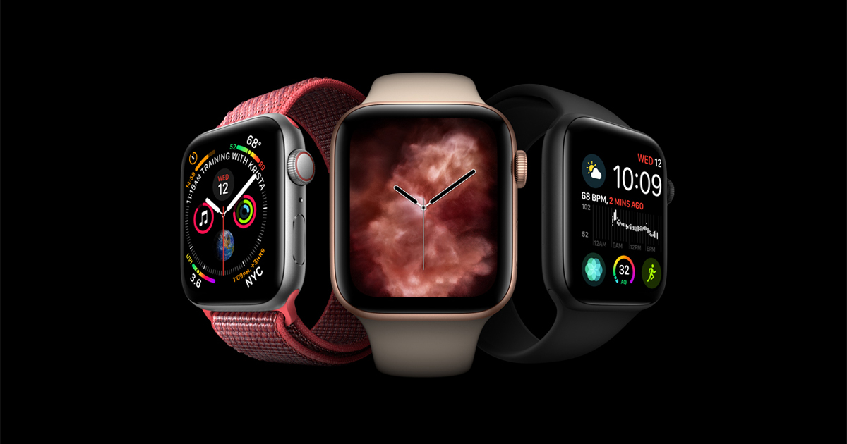 Apple Watch Series 4 经过重新设计，呈现更加优美的外观，具备突破性