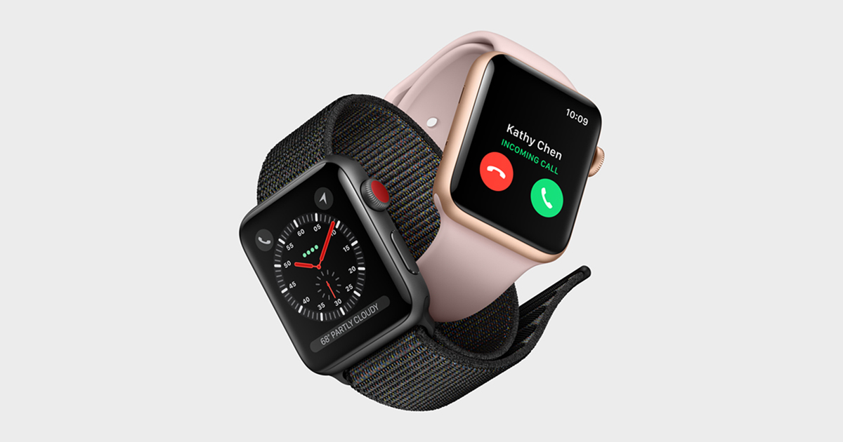 Apple Watch Series 3 具备内置蜂窝网络支持及更多功能- Apple (中国大陆)
