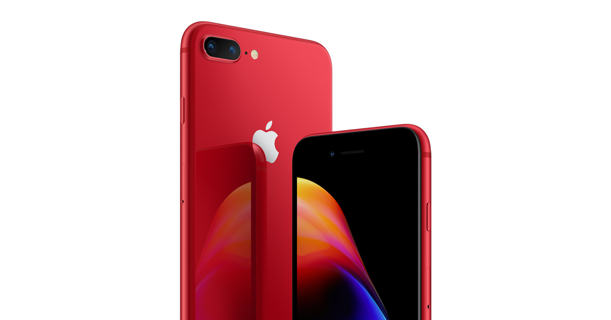 Apple 推出iPhone 8 和iPhone 8 Plus 红色特别版- Apple (中国大陆)