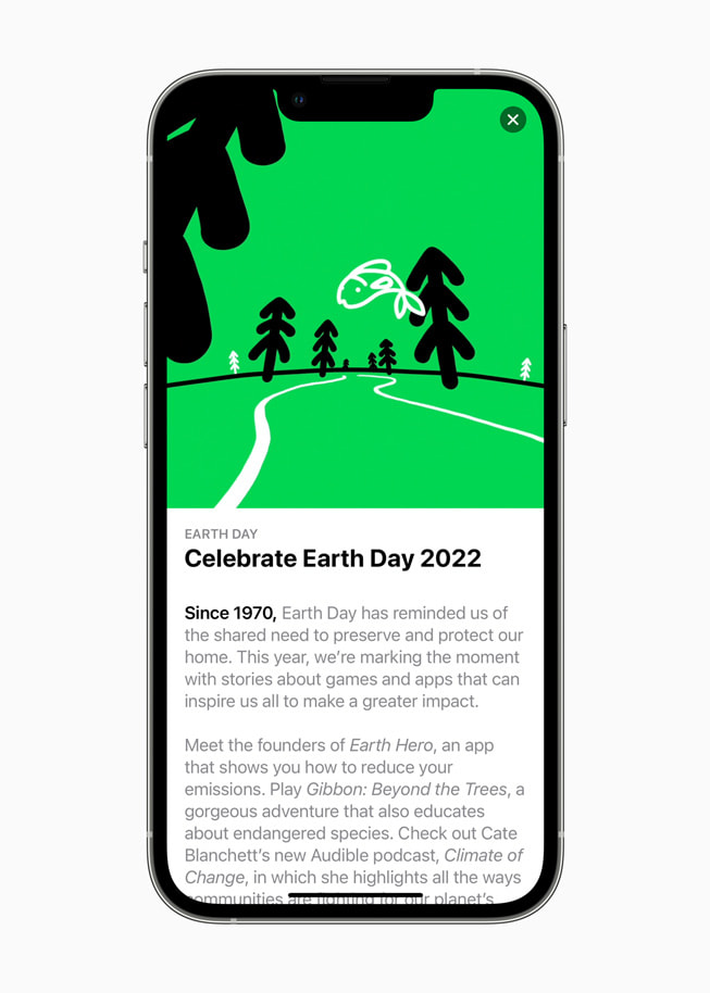 App Store 的纪念 2022 世界地球日专题