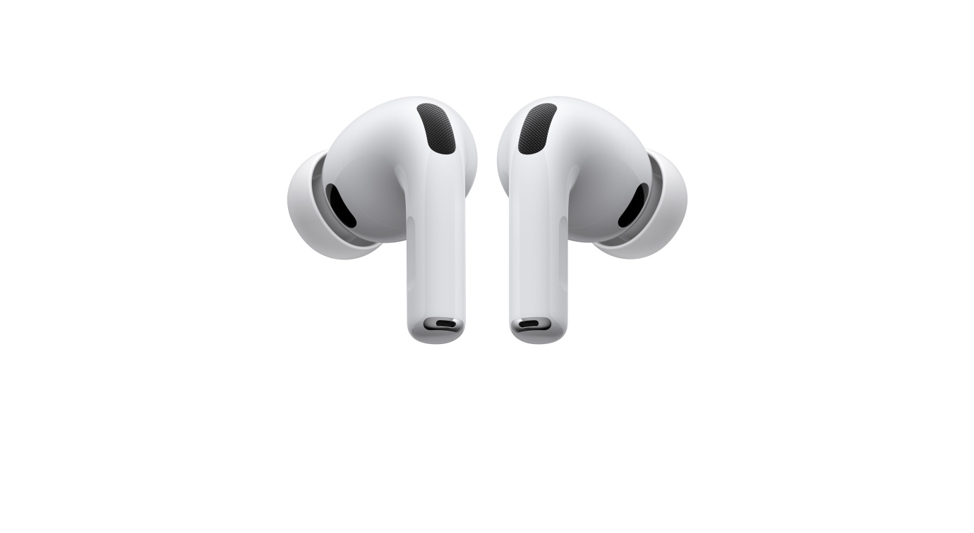 AirPods Pro 3，左侧和右侧无线耳机，白色，配有硅胶耳塞