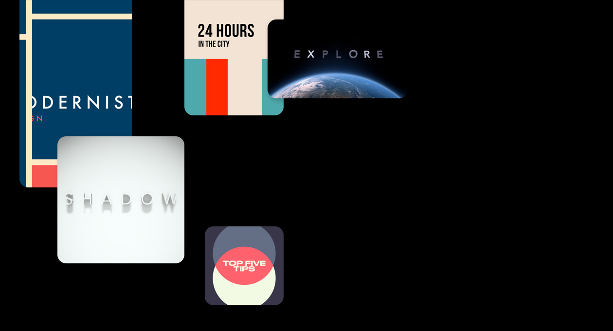 Final Cut Pro 素材库提供的字幕设计系列
