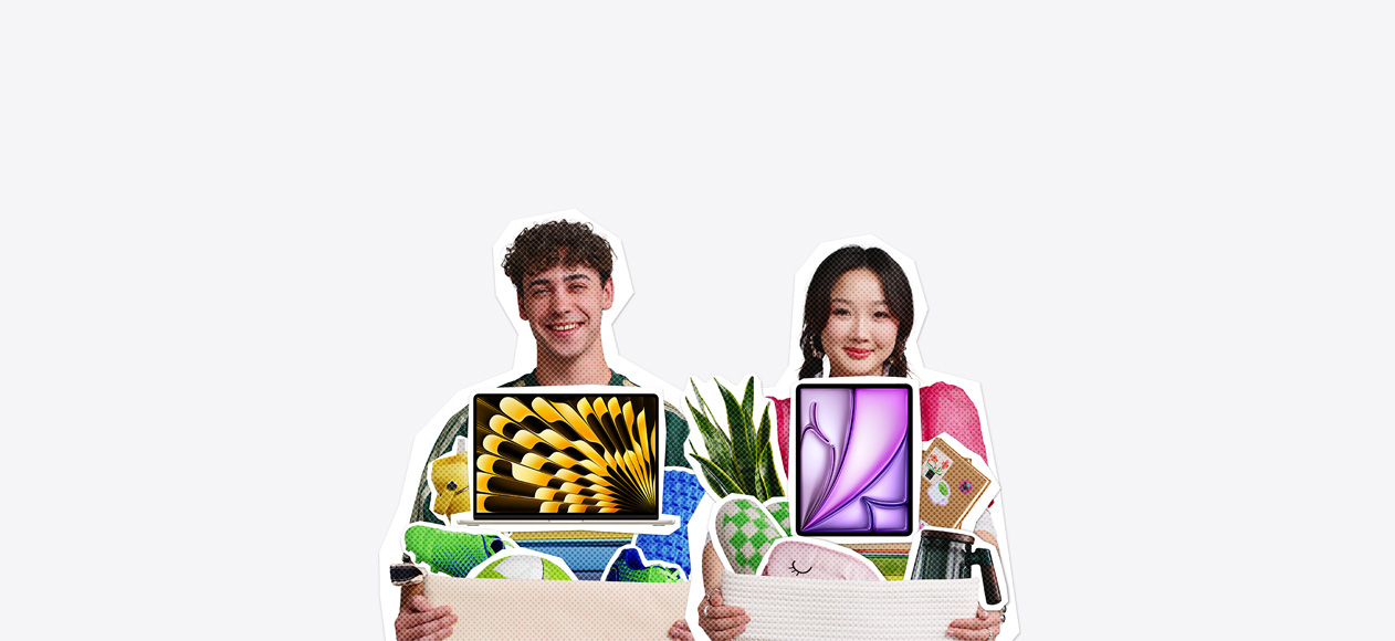 学生们各自抱着长方形收纳箱，里面装着不同机型的 MacBook 或 iPad，以及各种宿舍必需品。
