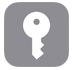 iCloud 密码和钥匙串功能图标
