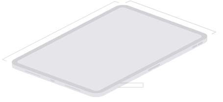11 英寸 iPad Air 的尺寸