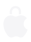 Apple 标志的外形如同锁头，锁头呈锁定状态，以突出展示隐私保护功能。