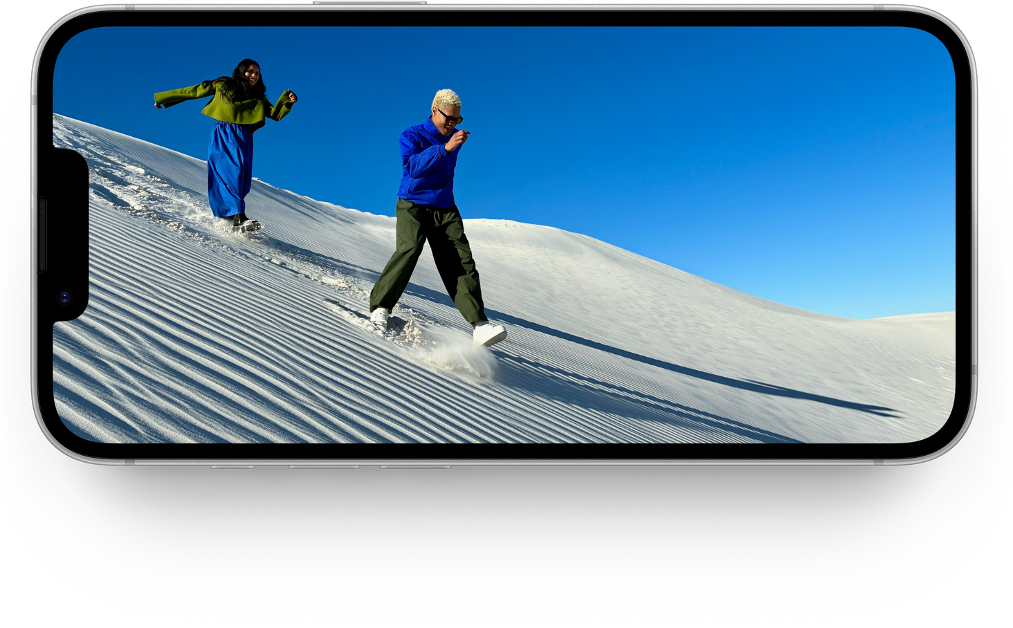 iPhone 16e 展示绚丽的超视网膜 XDR 显示屏