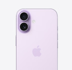 薰衣草紫色 iPhone 17 背面外观，展示机身左上角的融合式双摄系统。