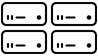 四个 Mac Studio 图标，两两叠放在一起。