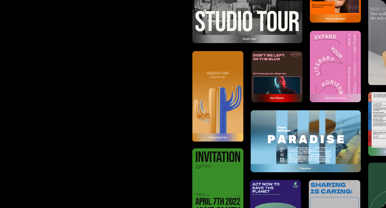 不同照片和插画展示 Pixelmator Pro 的多种功能。